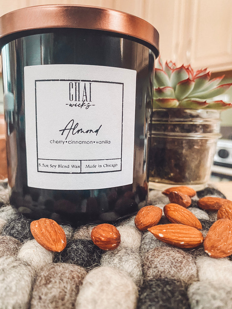 This combination of rich creamy almond, cherry, and vanilla smells like a box of delicious sweets! Bringing celebrations to life, this candle will definitely light up your mood! Gather your friends and family, it’s time to get lit!